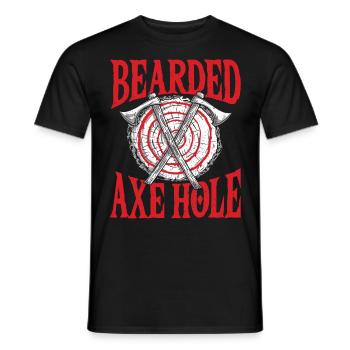 Axe Logger Axtwerfen Lover Tomahawk Jeu de lancer - T-shirt homme - noir - Devant - AI Model Male 178 light (178cm)