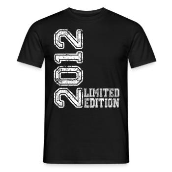 Limited Edition 2012 - Männer T-Shirt - Schwarz - Vorne - AI Model Male 178 light (178cm)