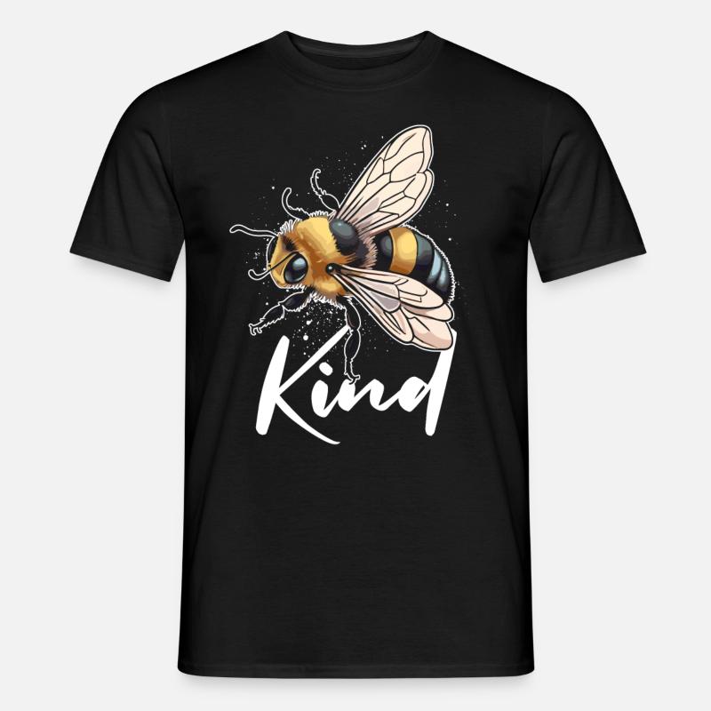 Bee Kind - Männer T-Shirt - Schwarz