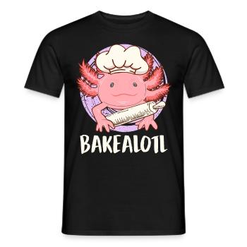 Bake a Lotl Bread Baking Baking Lovers Baking Fans - Men's T-Shirt - black - Front - AI Model Male 178 light (178cm)