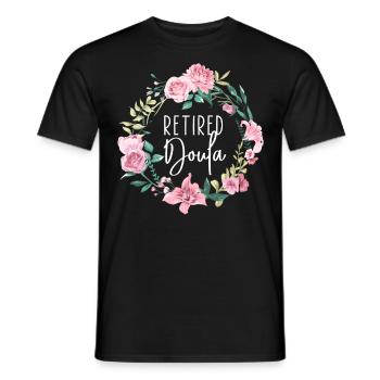 Doula Birth Worker Retraite - T-shirt homme - noir - Devant - AI Model Male 178 light (178cm)
