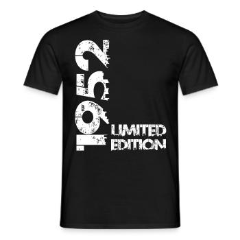 Limited Edition 1952 - Männer T-Shirt - Schwarz - Vorne - AI Model Male 178 light (178cm)