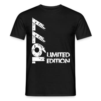 Limited Edition 1977 - Men's T-Shirt - black - Front - AI Model Male 178 light (178cm)
