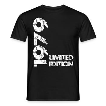 Limited Edition 1979 - Men's T-Shirt - black - Front - AI Model Male 178 light (178cm)