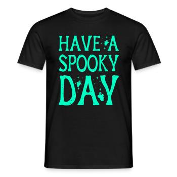 Chasseur de fantômes paranormal Avoir une journée effrayante - T-shirt homme - noir - Devant - AI Model Male 178 light (178cm)