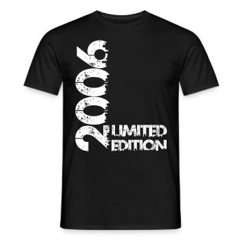 Edition limitée 2006 - T-shirt homme - noir - Devant - AI Model Male 178 light (178cm)