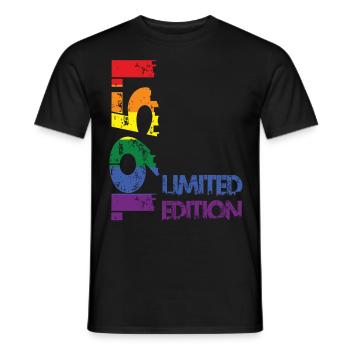 Édition limitée 1951 - T-shirt homme - noir - Devant - AI Model Male 178 light (178cm)
