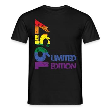 Édition limitée 1957 - T-shirt homme - noir - Devant - AI Model Male 178 light (178cm)