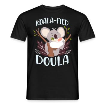 Doula accoucheuse Koala - T-shirt homme - noir - Devant - AI Model Male 178 light (178cm)