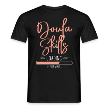 Doula Birth Worker Student Doula - Men's T-Shirt - black - Front - AI Model Male 178 light (178cm)