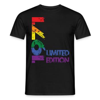 Édition limitée 1971 - T-shirt homme - noir - Devant - AI Model Male 178 light (178cm)