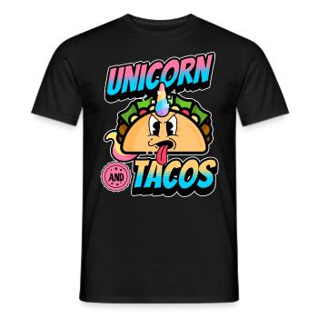 Taco - Männer T-Shirt - Schwarz - Vorne - AI Model Male 178 light (178cm)