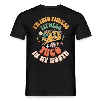 Taco - Men's T-Shirt - black - Front - AI Model Male 178 light (178cm)