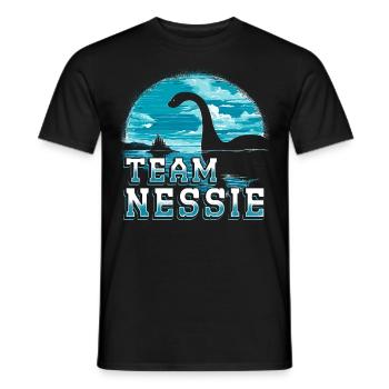 Team Nessie - Männer T-Shirt - Schwarz - Vorne - AI Model Male 178 light (178cm)