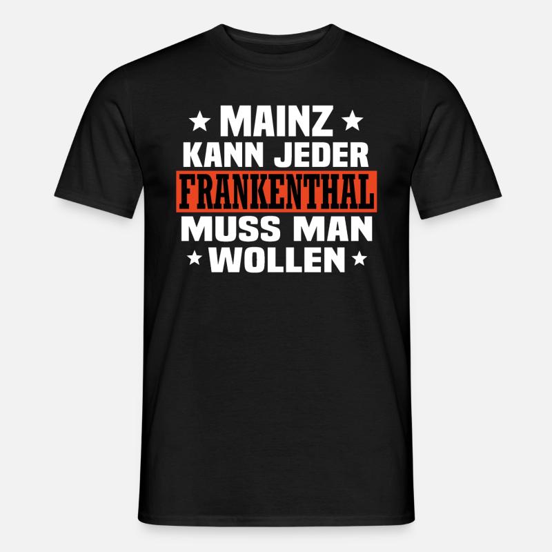 Frankenthal - Männer T-Shirt - Schwarz