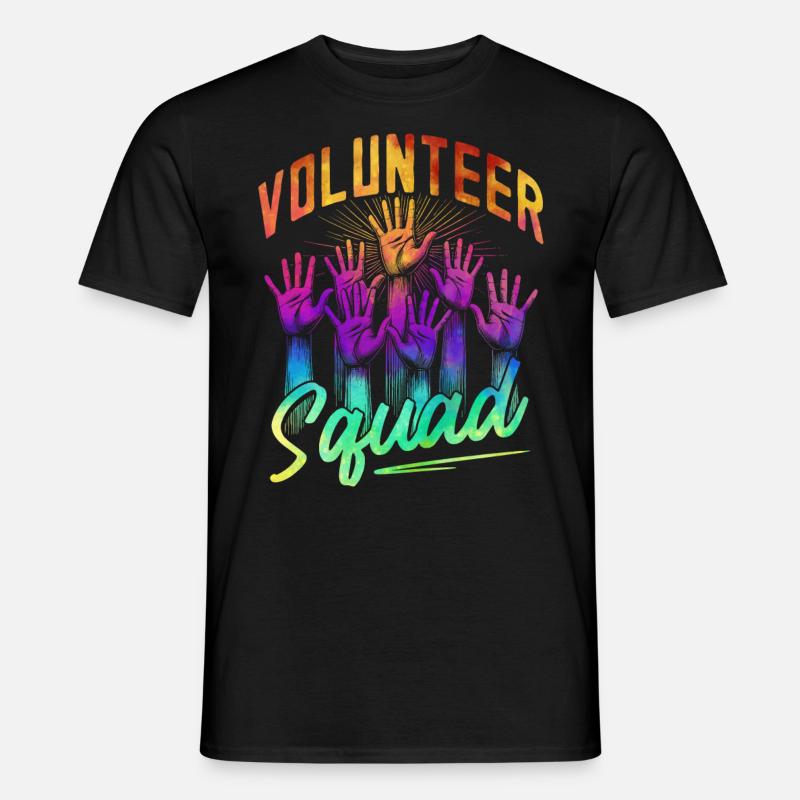 Volunteer Squad - Männer T-Shirt - Schwarz