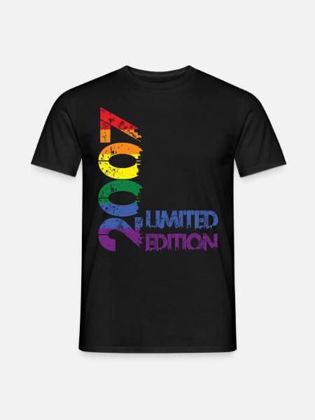 Limited Edition 2007 - Männer T-Shirt - Schwarz