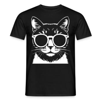 Cute Anime Girl Gothic Manga Fairytale Sunglasses - Men's T-Shirt - black - Front - AI Model Male 178 light (178cm)