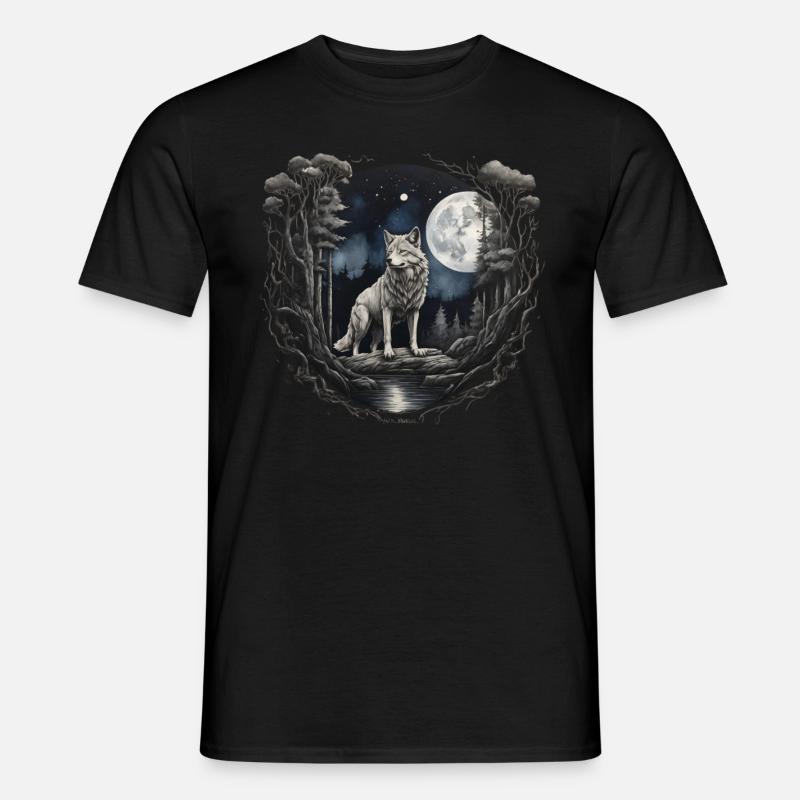 Lobo2-KARTON - Männer T-Shirt - Schwarz
