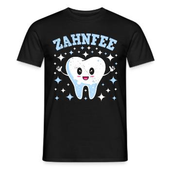 Faschingskostüm ZAHNFEE Karneval Party Zahn - Männer T-Shirt - Schwarz - Vorne - AI Model Male 178 light (178cm)