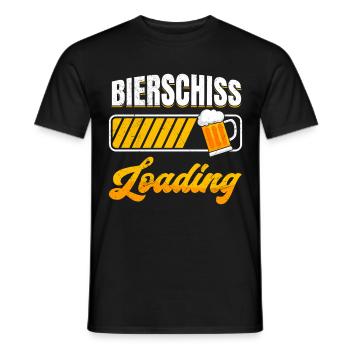 Faschingskostüm Bierschiss Loading Karneval Party - Männer T-Shirt - Schwarz - Vorne - AI Model Male 178 light (178cm)