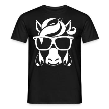 Licornes Anime Licorne Manga Lunettes de soleil de conte de fées - T-shirt homme - noir - Devant - AI Model Male 178 light (178cm)