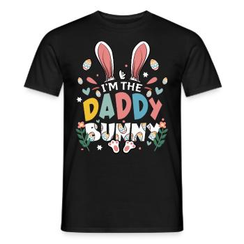 I'm The Daddy Bunny - Männer T-Shirt - Schwarz - Vorne - AI Model Male 178 light (178cm)