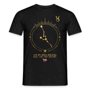STIER - Männer T-Shirt - Schwarz - Vorne - AI Model Male 178 light (178cm)