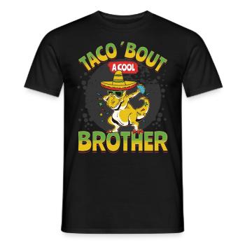Taco - Männer T-Shirt - Schwarz - Vorne - AI Model Male 178 light (178cm)