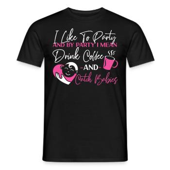 LD Labour And Delivery Nurse - Men's T-Shirt - black - Front - AI Model Male 178 light (178cm)