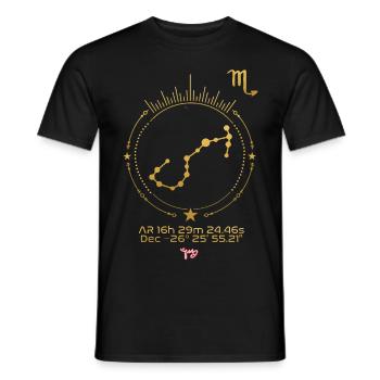 SCORPION - T-shirt homme - noir - Devant - AI Model Male 178 light (178cm)