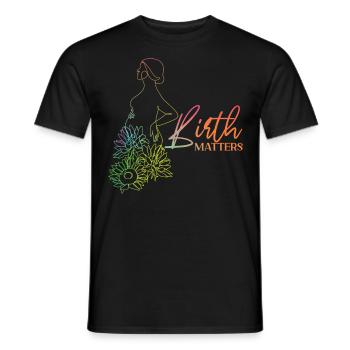 LD Labour And Delivery Nurse - Men's T-Shirt - black - Front - AI Model Male 178 light (178cm)