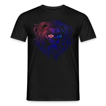 Australien - Männer T-Shirt - Schwarz - Vorne - AI Model Male 178 light (178cm)