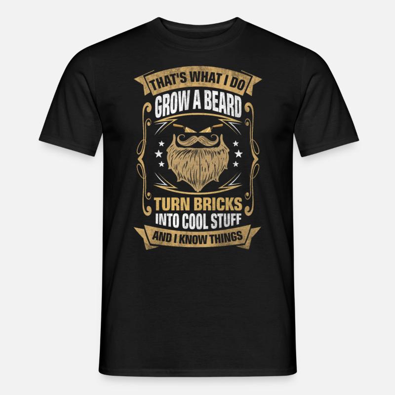 Brick-maçon Bricks Into Cool Things - T-shirt homme - noir
