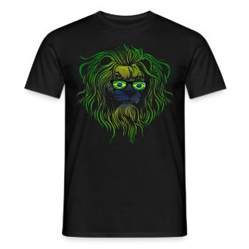 Brasilien - Männer T-Shirt - Schwarz - Vorne - AI Model Male 178 light (178cm)