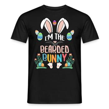 I'm The Bearded Bunny - Männer T-Shirt - Schwarz - Vorne - AI Model Male 178 light (178cm)