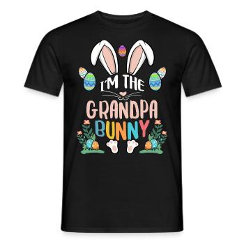 I'm The Grandpa Bunny - Men's T-Shirt - black - Front - AI Model Male 178 light (178cm)