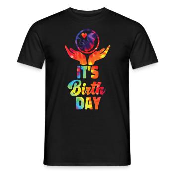 LD Labour And Delivery Nurse - Men's T-Shirt - black - Front - AI Model Male 178 light (178cm)