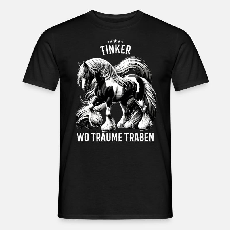 Tinker: wo Träume traben - Männer T-Shirt - Schwarz