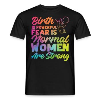 LD Labour And Delivery Nurse - Men's T-Shirt - black - Front - AI Model Male 178 light (178cm)