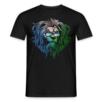 Dschibuti - Männer T-Shirt - Schwarz - Vorne - AI Model Male 178 light (178cm)