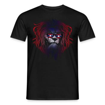 Laos - Männer T-Shirt - Schwarz - Vorne - AI Model Male 178 light (178cm)