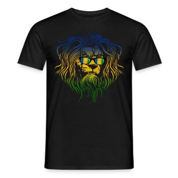 Ogoni - Männer T-Shirt - Schwarz - Vorne - AI Model Male 178 light (178cm)
