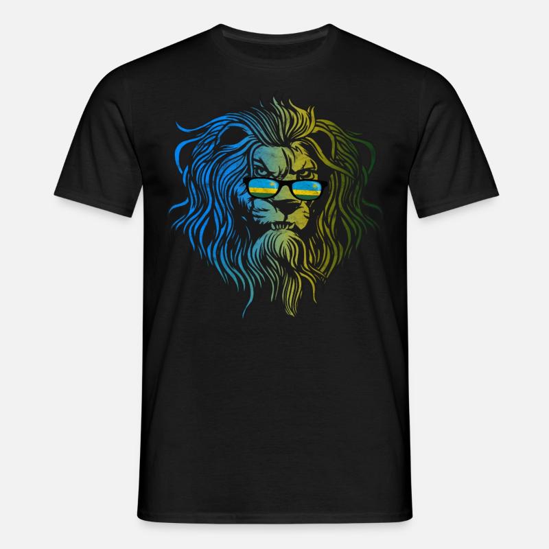 Ruanda - Männer T-Shirt - Schwarz