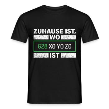 La maison du ventilateur d’impression 3D est là où se trouve X0 Y0 Z0 - T-shirt homme - noir - Devant - AI Model Male 178 light (178cm)