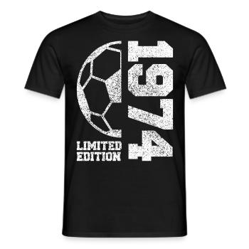 édition limitée 1974 - T-shirt homme - noir - Devant - AI Model Male 178 light (178cm)
