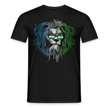 Ouzbékistan - T-shirt homme - noir - Devant - AI Model Male 178 light (178cm)