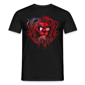 Wallis und Futuna - Männer T-Shirt - Schwarz - Vorne - AI Model Male 178 light (178cm)
