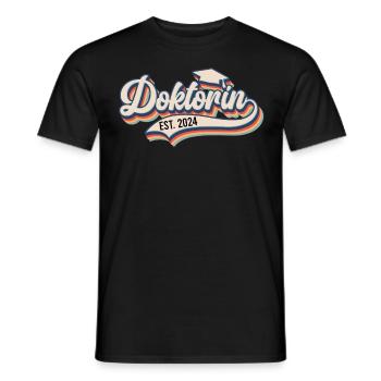 Doktorin 2024 Doktorabschluss Bestanden Party - Männer T-Shirt - Schwarz - Vorne - AI Model Male 178 light (178cm)