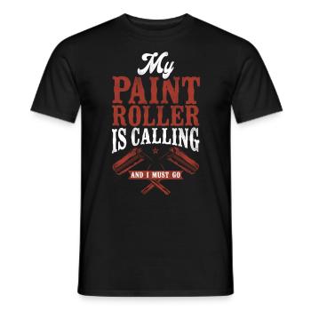 House Painter Decorator My Paint - Männer T-Shirt - Schwarz - Vorne - AI Model Male 178 light (178cm)